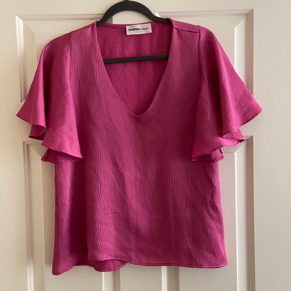 Pink Madison & Marie Blouse, size: m